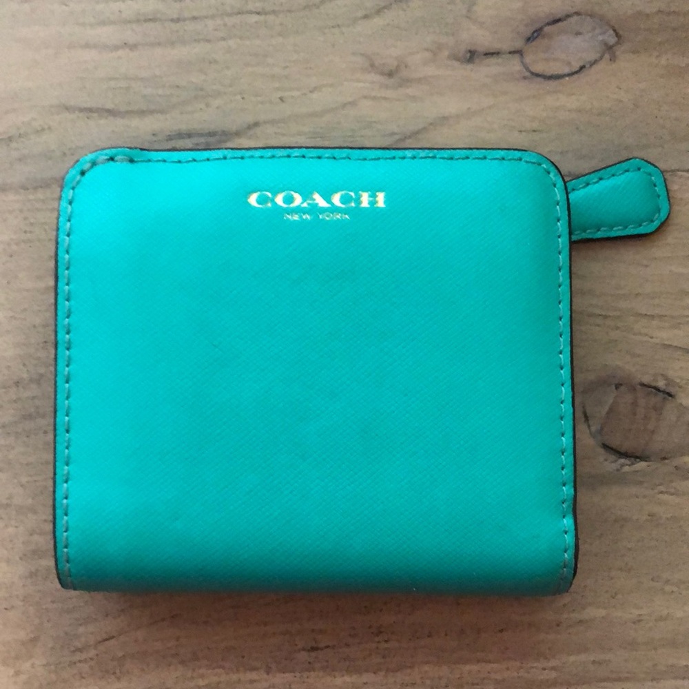 Coach Aqua Green Women’s Wallet